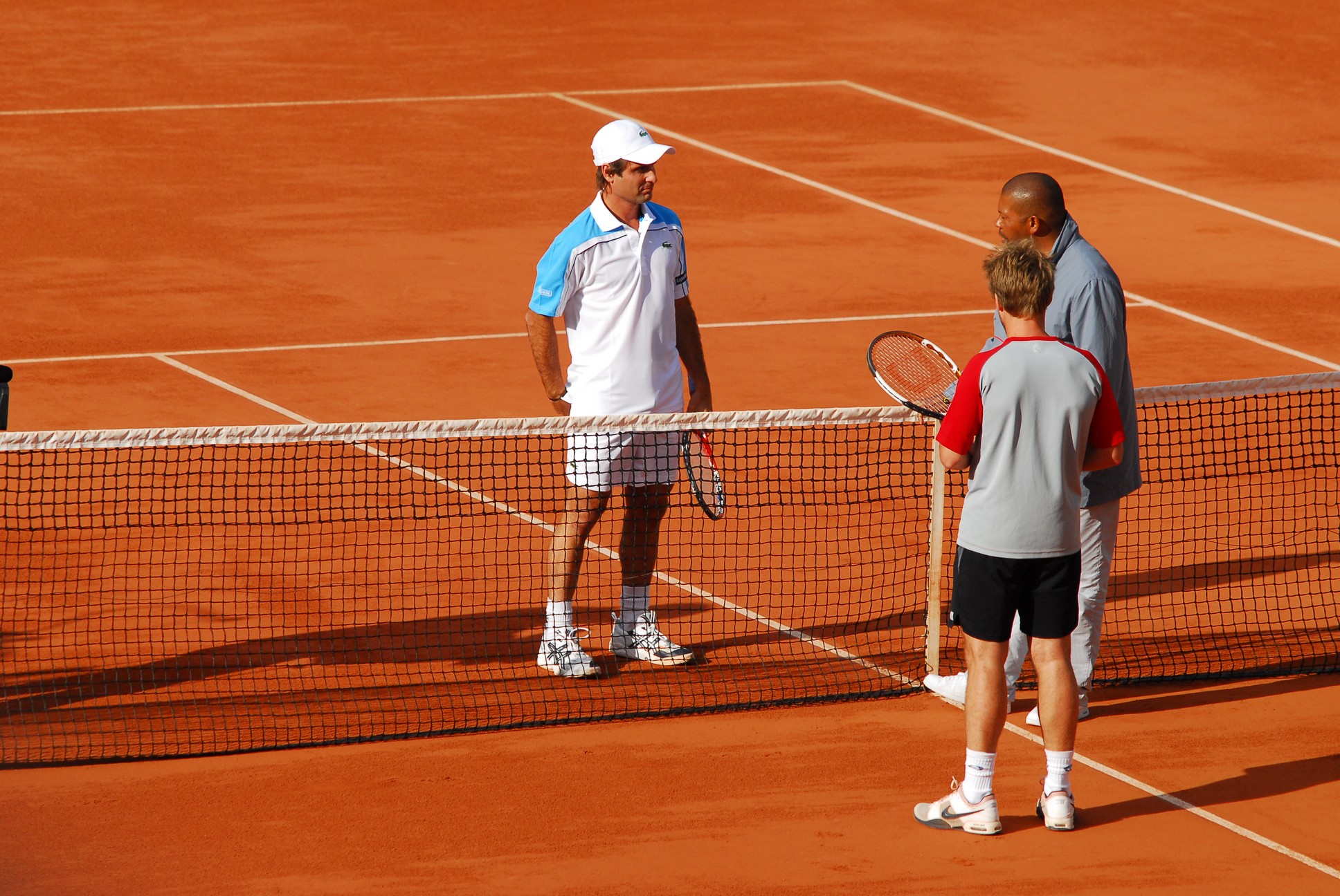 20090526   Roland Garros   Rochus Santoro Toss   001
